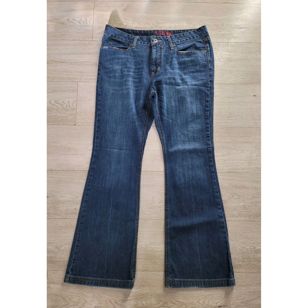 Cinch Lynden Women's 32/13R 36" Waist Dark Blue Denim Bootcut Jeans MJ81454073